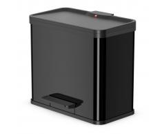 Hailo Cubo con pedal Oko Trio Plus tamaño L 3x9 negro 0633-260