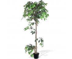 vidaXL Árbol/ Planta de ficus artificial en maceta, 160 cm