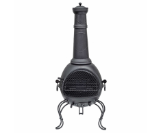 RedFire Chimenea con parrilla Cadiz clásica acero extra grande 84023