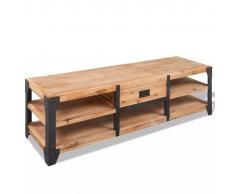 vidaXL Mueble para TV madera de acacia maciza 140x40x45 cm