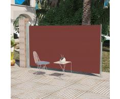 vidaXL Toldo lateral de jardín o terraza marrón 180x300 cm