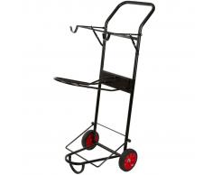 Kerbl Carrito perchero para montura Caddy metal negro 321000