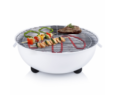 Tristar Barbacoa eléctrica de mesa BQ-2882 1250 W 30 cm blanca