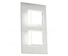 EGLO Aplique de pared LED exterior Pias 2,5 W plateado 93365