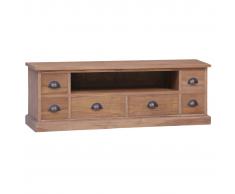 vidaXL Mueble para TV de teca maciza 120x30x40 cm