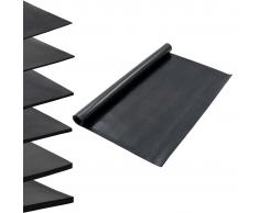 vidaXL Alfombrilla de goma antideslizante 1,2x2 m 3 mm lisa