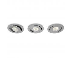 Philips myLiving Focos empotrables Smartspot Asterope 3x4,5W 591834816