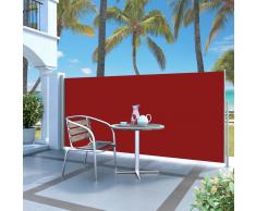 vidaXL Toldo lateral retráctil 140x300 cm rojo