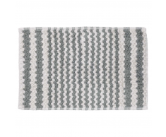 Sealskin Alfombra de baño gris a rayas, 50 x 80 cm, 294445414