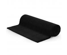vidaXL Felpudo de fibra de coco negro 24 mm 100x200 cm
