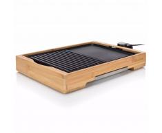 Tristar Parrilla grill de bambú BP-2640 2000 W 36x25,4 cm