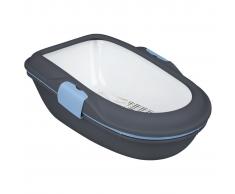 TRIXIE Caja de arena para gatos Berto 39x22x59 cm gris oscuro 40154