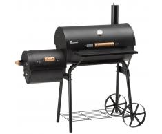 Landmann Ahumador de barbacoa Tennessee 200 66x37 cm negro 11402
