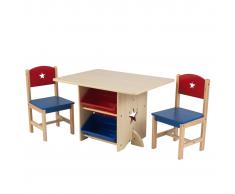 KidKraft Kid Kraft Mesa para niños con 2 sillas estrellas