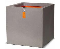 Capi Maceta cuadrada Urban Smooth 50x50x50 cm gris PKGR904