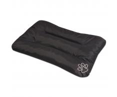 vidaXL Colchón para perro tamaño XL negro