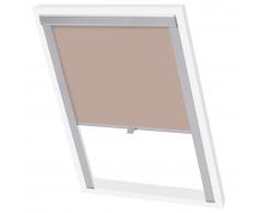 vidaXL Persiana opaca enrollable beige M06/306