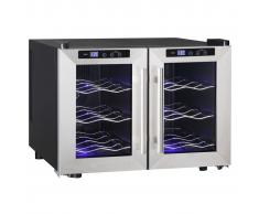 Qlima Nevera para vino 130 W 40 L plateada FWK 1612