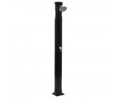 vidaXL Ducha solar negra 196 cm 40 L