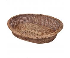 vidaXL Cesta/Cama de Mimbre para Perro o Mascota 90 cm (Color Natural)