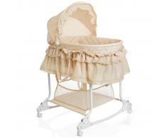 Little World Cuna mecedora 2 en 1 85x70x110 cm beige LWFU002-BG