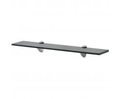 vidaXL Estante flotante de cristal 60x20 cm 8 mm