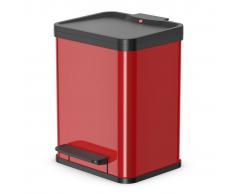Hailo Cubo con pedal Oko Uno Plus tamaño M 17 L rojo 0619-240