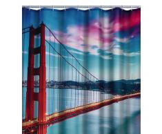 RIDDER Cortina de ducha San Francisco poliéster 180x200 cm
