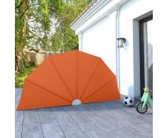 vidaXL Toldo lateral plegable terraza color terracota 160 cm