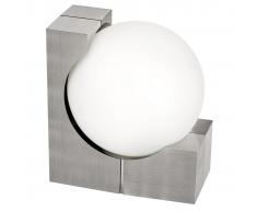EGLO Lámpara de pared exterior Ohio 60 W plateada 89314
