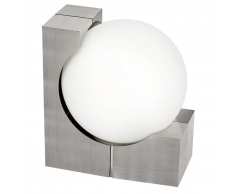 EGLO Lámpara de pared exterior Ohio 60 W plateada 89314