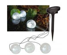 HI Lámpara solar LED flotante para estanque 9 cm