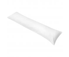 vidaXL Almohada corporal para dormir de lado 40x145 cm blanca