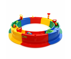 Polesie Wader Arenero infantil con pista de agua 136x136x18 cm 1450533