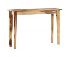 vidaXL Mesa consola de madera maciza de sheesham 110x35x76 cm