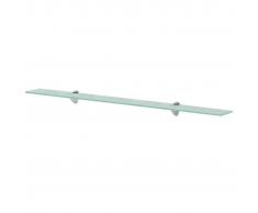 vidaXL Estante flotante de cristal 100x20 cm 8 mm