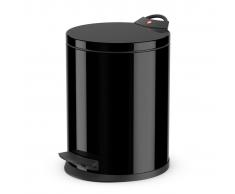 Hailo Cubo de basura con pedal T2 tamaño M 11 L negro 0513-829