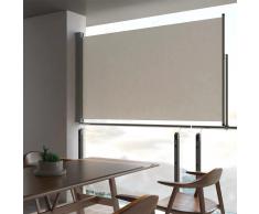 vidaXL Toldo lateral retráctil para patio 140x300 cm crema