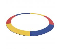 vidaXL Alfombrilla de seguridad cama elástica redonda multicolor 4,57m