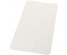 RIDDER Alfombrilla de baño antideslizante Playa 80x38 cm blanco 68301