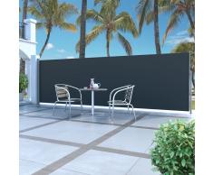 vidaXL Toldo lateral retráctil 180x500 cm negro