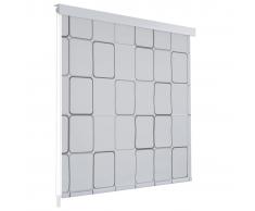 vidaXL Persiana enrollable de ducha 180x240 cm cuadrados