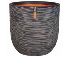 Capi Macetero Nature Rib 54x52 cm gris antracita PKOFZ935