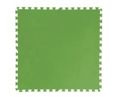 Bestway Protectores de suelo de piscina 8 uds 81x81 cm verde 58265