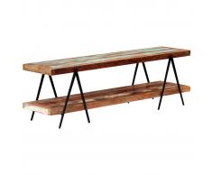 vidaXL Mueble para TV de madera maciza reciclada 160x40x50 cm
