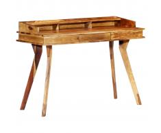 vidaXL Escritorio de madera maciza de sheesham 115x50x85 cm