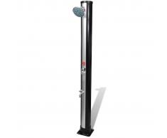 vidaXL Ducha solar de jardín con alcachofa y grifo 35 L
