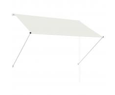 vidaXL Toldo retráctil 200x150 cm crema
