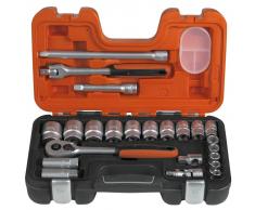 BAHCO Juego de vasos de 1/2", 23 piezas S240AF