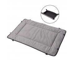 vidaXL Cama estera para perro Gris 65x80 cm